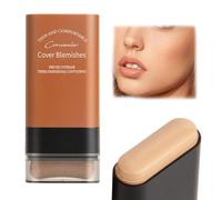 Roseionly Makeup Foundation | Stick de Fond de Teint À Dissimulation Instantanée avec Brosse Intégrée | Bâton de Fond de Teint Gomme À Couverture Complète | Fond de Teint En Stick Anti-cernes