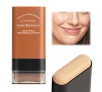 Roseionly Makeup Foundation | Stick de Fond de Teint À Dissimulation Instantanée avec Brosse Intégrée | Bâton de Fond de Teint Gomme À Couverture Complète | Fond de Teint En Stick Anti-cernes