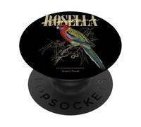 Rosella Oriental Vintage Observation des Oiseaux Art Nature Amour Oiseaux PopSockets PopGrip Adhésif