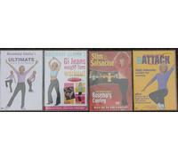 Rosemary Conley's Workout Collection 4 Dvd's Gi Jeans Weight Loss Fat Attack Workout Slim & Salsacise Ultimate Whole Body Workout