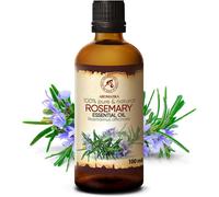 Rosemary Essential Oil-100 Ml-Rosmarinus Officinalis For Diffuser-Aromatherapy-Essential Oil Rosemary Green Fragrance For Humidifier-Sauna-Cosmetics-Candles-Relaxation