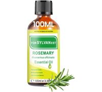 Rosemary Essential Oil 100ml 100% Pure Natural Undiluted Oil For Aromatherapy,Massage,Spa,Skin,Hair And Nail Care,Baths,Diy (Rosemary)