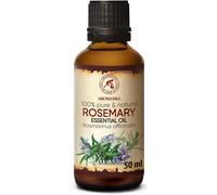 Rosemary Essential Oil 50 Ml-Rosmarinus Officinalis For Diffuser-Aromatherapy-Essential Oil Rosemary Green Fragrance For Humidifier-Sauna-Cosmetics-Candles-Relaxation