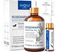Rosemary Essential Oil For Hair,100% Natural Rosemary Oil For Nourishing Scalp,Aromatherapy,Skin,Face,Diffuser And Diy-100 Ml