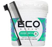 Rosemary & Mint Oil Styling Gel 474g With Tail Comb And Edge Brush-Restore MoisturePromotes Healthy ScalpIncredible Hold & ShineStimulates