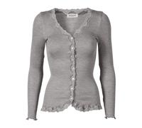 Rosemunde - Cardigan Gris Clair avec Détails en Dentelle - Femme - Pulls - Gris - Taille: 40 FR