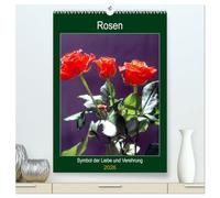 Rosen - Symbol der Liebe und Verehrung (hochwertiger Premium Wandkalender 2026 DIN A2 hoch), Kunstdruck in Hochglanz: Rosenkalender - das besondere Geschenk