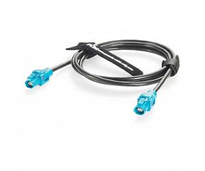 Rosenberger Fakra Connecteur d'antenne E6K10A-1CAZ5-Z H-MTD Automobile GPS RF Câble coaxial Assemblage 100/1000 BASE-T1 HMTD Câble d'extension LCA-101-1000-Z femelle vers femelle (0,5 m)