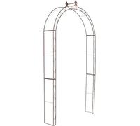 CLP Arche de Roses Anna I Arche de Roses en Fer I Arche de Roses Romantique de Style Rustique, Couleur:Marron Antique