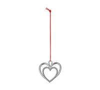 Rosendahl Décoration de Noël Karen Blixen cœur en perles 6.5 cm Argenté