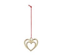 Rosendahl Décoration de Noël Karen Blixen cœur en perles 6.5 cm Doré