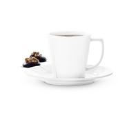 Rosendahl Tasses à café avec soucoupe Grand Cru Soft 26 cl lot de 4 Blanc