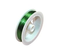 rosenice Bijoux fil 0,5 mm bricolage fil fer couleurs fil pour bijoux DIY Métiers (Vert)