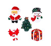 ROSENICE Lot de 15 décorations de Noël miniatures en résine Bonhomme de neige Père Noël