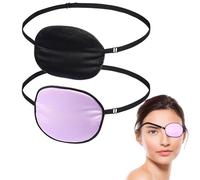 Rosenice Lot de 2 patchs élastiques en soie - Pour amblyopie, strabisme - Pour adulte