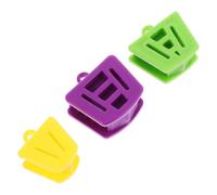ROSENICE Lot de 3 blocs de soutien en silicone pour bouche dentaire, coussinets de soutien internes, écarteurs, coussinets occlusifs, fournitures orthodontiques