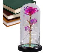 roseNight Light- Rainbow Artificial Forever flowerOrnament, Romantic roselightUp Flowers Exquisite for Wife Daughter | Proposal Engagement Gift, Wedding Stocking Stuffer, New Home Gift, Prom