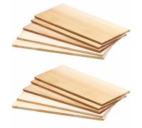 Rosenstein & Söhne 10 planches à fumer en bois de cèdre