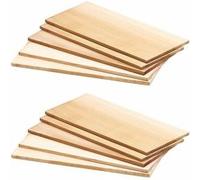 Rosenstein & Söhne 10 planches à fumer en bois de cèdre