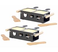 Rosenstein & Söhne 2 appareils à raclette à bougies pour 2 personnes