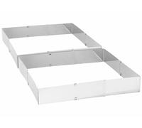 Rosenstein & Söhne 2 cadres à pâtisserie extensibles en acier inoxydable