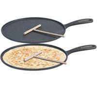 Rosenstein & Söhne 2 crêpières en fonte Ø 28 cm