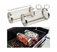 Rosenstein & Söhne 2 paniers de cuisson pour barbecue en acier inoxydable