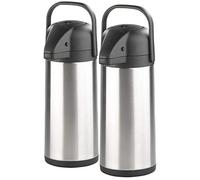 Rosenstein & Söhne 2 pichets isothermes à Double paroi en Acier Inoxydable - 3 L