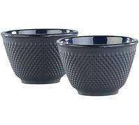 Rosenstein & Söhne 2 tasses à thé style Arare - Noir