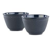 Rosenstein & Söhne 2 tasses à thé style Arare - Noir