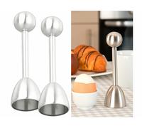 Rosenstein & Söhne 2 toqueurs à œufs en acier inoxydable