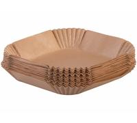 Rosenstein & Söhne 200 barquettes de papier sulfurisé pour airfryer - 16 x 16 cm