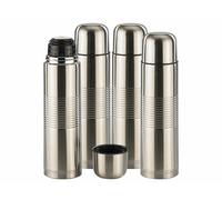 Rosenstein & Söhne 4 bouteilles isothermes en inox + gobelet - Grandes 1 L