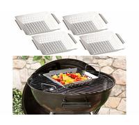 Rosenstein & Söhne 4 paniers à légumes pour barbecue