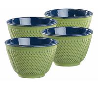 Rosenstein & Söhne 4 tasses à thé style Arare - Vert