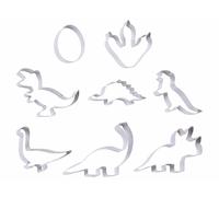 Rosenstein & Söhne 8 emporte-pièces dinosaures en acier inoxydable