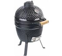 Rosenstein & Söhne Barbecue kamado en céramique Ø 27 cm Noir 4 brûleurs Charbon
