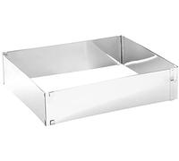 Rosenstein & Söhne Cadre à pâtisserie extensible en acier inoxydable