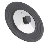 Rosenstein & Söhne Couvercle universel en verre et silicone Ø 18 à 28 cm