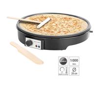 Rosenstein & Söhne Crêpière électrique Ø 28 cm 1000 W Antiadhésif Voyant température