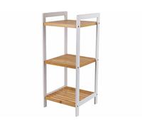 Rosenstein & Söhne Étagère en bambou à 3 étages - coloris blanc