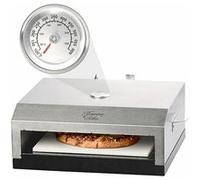Rosenstein & Söhne – Four à pizza pour barbecue avec pierre de cuisson et thermomètre intégré