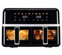 Rosenstein & Söhne Friteuse à air chaud 9L 2 tiroirs avec fenêtres