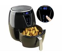 Rosenstein & Söhne Friteuse à air chaud multi-usages avec accessoires de cuisson et de gril, 4,5 l