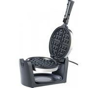 Gaufrier - Inox - 4 Gaufres - Rond - Pivotant - Petit Électroménager