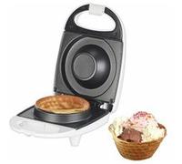 Rosenstein & Söhne : Gaufrier pour coupelle à glace en gaufrette - 520 W Blanc G