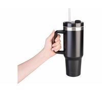 Rosenstein & Söhne Gobelet isotherme 1,2 L à double paroi - coloris noir