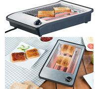 Rosenstein & Söhne Grille-pain plat 4 tranches 600 W avec minuteur