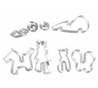 Rosenstein & Söhne Lot de 3 emporte-pièces pour biscuits 3D