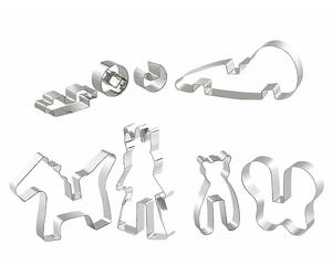 Rosenstein & Söhne Lot de 3 emporte-pièces pour biscuits 3D
